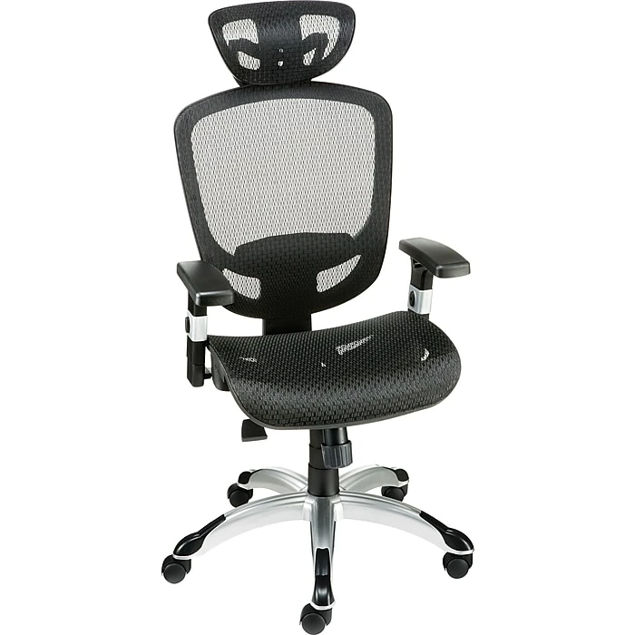 Union & Scale™ FlexFit™ Hyken Mesh Task Chair, Charcoal Gray (UN59464) 12 Union & Scale™ FlexFit™ Hyken Mesh Task Chair, Charcoal Gray (UN59464) - Image 10