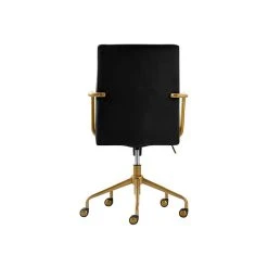 Elle Decor Giselle Fabric Computer And Desk Chair, Navy Blue/Gold (CHR10058C) -Office Chairs Shop unnamed file 424