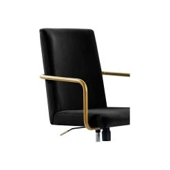 Elle Decor Giselle Fabric Computer And Desk Chair, Navy Blue/Gold (CHR10058C) -Office Chairs Shop unnamed file 425