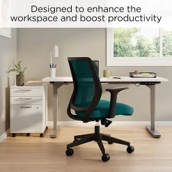 Union & Scale™ Essentials Mesh Back Fabric Task Chair, Teal (UN60410) -Office Chairs Shop unnamed file 4296