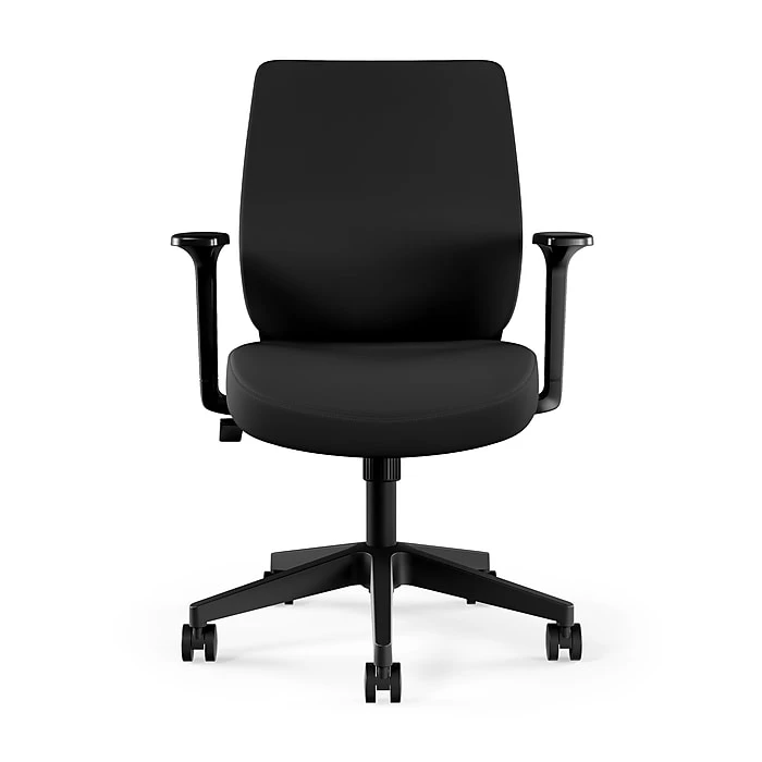 Union & Scale™ Essentials™ Fabric Task Chair, Black (UN59380) 3 Union & Scale™ Essentials™ Fabric Task Chair, Black (UN59380)