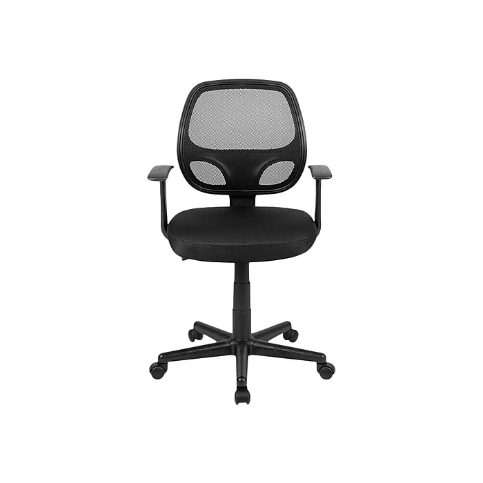 Flash Furniture Fundamentals Ergonomic Foam Swivel Computer And Desk Chair, Black (LF118PTBK) 3 Flash Furniture Fundamentals Ergonomic Foam Swivel Computer And Desk Chair, Black (LF118PTBK)