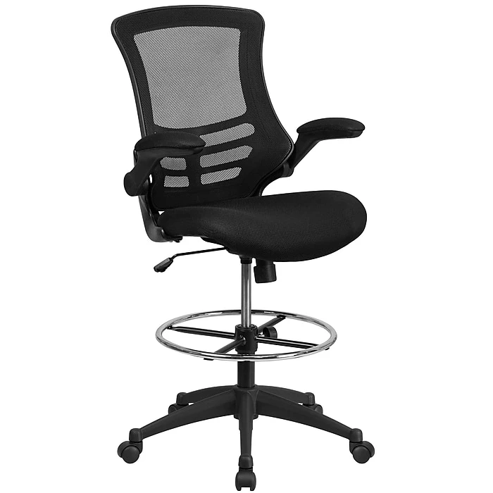 Flash Furniture Mid-Back Design Mesh Task Chair, Black (BL-X-5M-D-GG) 3 Flash Furniture Mid-Back Design Mesh Task Chair, Black (BL-X-5M-D-GG)