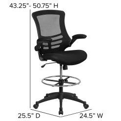 Flash Furniture Mid-Back Design Mesh Task Chair, Black (BL-X-5M-D-GG) 16 Flash Furniture Mid-Back Design Mesh Task Chair, Black (BL-X-5M-D-GG) -Office Chairs Shop unnamed file 4392