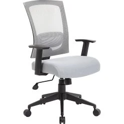 Boss Mesh Back Task Chair, Gray (B6706-GY)