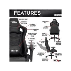 Techni Sport GameMaster Synthetic Computer Chair, Black (RTA-TS83-BK) -Office Chairs Shop unnamed file 451