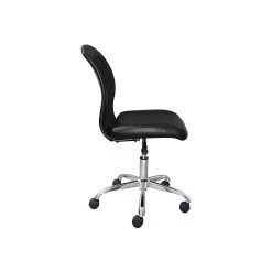 Serta Essentials Armless Ergonomic Bonded Leather/Mesh Swivel Task Chair, Black (48740) -Office Chairs Shop unnamed file 4512