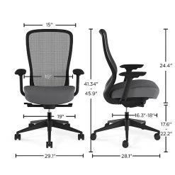 Union & Scale™ Workplace2.0™ Ayalon Mesh Back Fabric Task Chair, Black/Gray (UN59409) -Office Chairs Shop unnamed file 4521