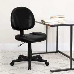 Flash Furniture Faux Leather Task Chair, Black (BT688BK) -Office Chairs Shop unnamed file 4523