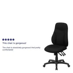 Flash Furniture BT90297H High Back Black Fabric Multi-Functional Ergonomic Swivel Task Chair -Office Chairs Shop unnamed file 4536