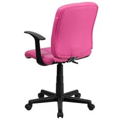 Flash Furniture Mid-Back Quilted Vinyl Task Chair With Nylon Arms, Pink -Office Chairs Shop unnamed file 4548