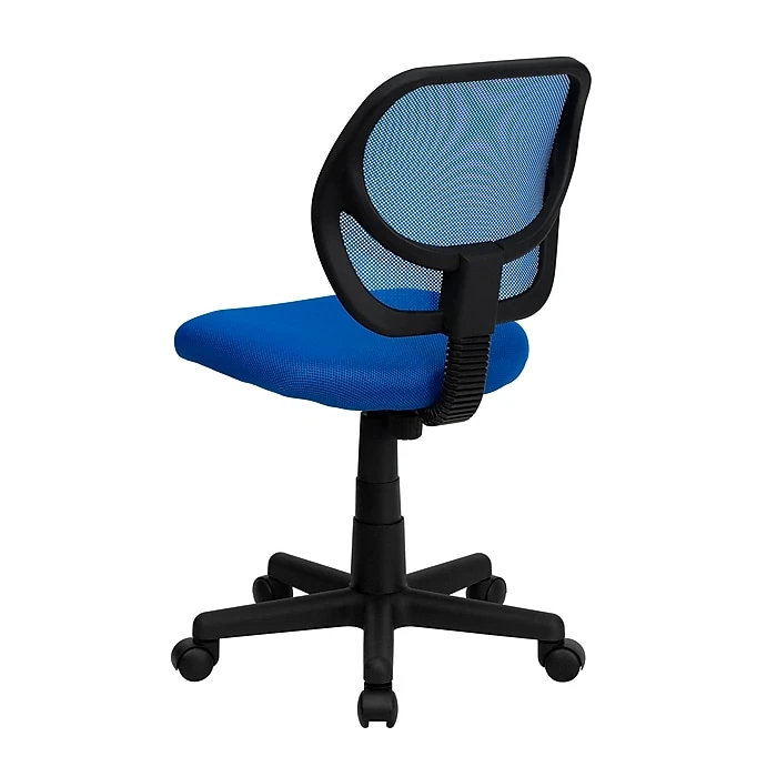 Flash Furniture Fabric Mid-back Task Chair, Blue 10 Flash Furniture Fabric Mid-back Task Chair, Blue - Image 8