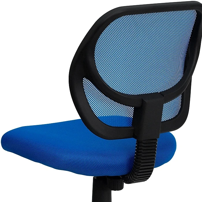 Flash Furniture Fabric Mid-back Task Chair, Blue 11 Flash Furniture Fabric Mid-back Task Chair, Blue - Image 9