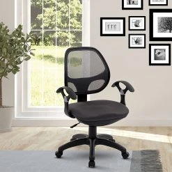 Techni Mobili Mid-Back Mesh Task Chair, Black -Office Chairs Shop unnamed file 4590