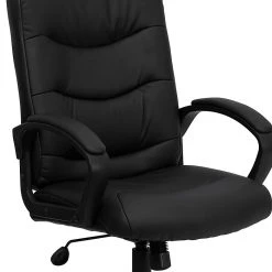 Flash Furniture Faux Leather Task Chair, Black (GO9771BKLEA) -Office Chairs Shop unnamed file 4622