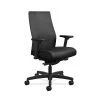 HON Ignition 2.0 Mesh/Vinyl Mid-Back Task Chair, Adjustable Arms, Black (HON12M2AMLU10TK)