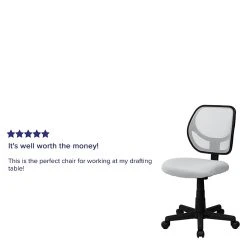 Flash Furniture Mid-Back Task Chair, White -Office Chairs Shop unnamed file 4748