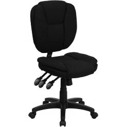 Flash Furniture Fabric Multi-Functional Ergonomic Task Chairs (GO930FBK)