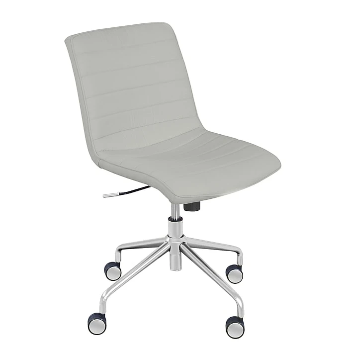ELLE Decor Adelaide Fabric Task Chair, Ivory (48214B) 3 ELLE Decor Adelaide Fabric Task Chair, Ivory (48214B)