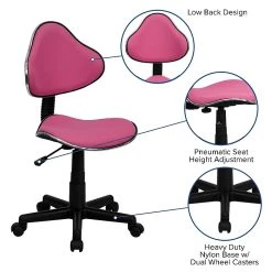 Flash Furniture Fabric Ergonomic Task Chairs With Chrome Metal Band Accent (BT699PINK) 15 Flash Furniture Fabric Ergonomic Task Chairs With Chrome Metal Band Accent (BT699PINK) -Office Chairs Shop unnamed file 4793