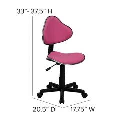 Flash Furniture Fabric Ergonomic Task Chairs With Chrome Metal Band Accent (BT699PINK) 16 Flash Furniture Fabric Ergonomic Task Chairs With Chrome Metal Band Accent (BT699PINK) -Office Chairs Shop unnamed file 4794