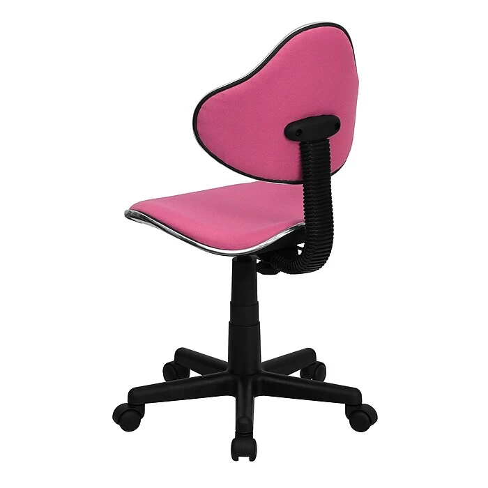 Flash Furniture Fabric Ergonomic Task Chairs With Chrome Metal Band Accent (BT699PINK) 9 Flash Furniture Fabric Ergonomic Task Chairs With Chrome Metal Band Accent (BT699PINK) - Image 7