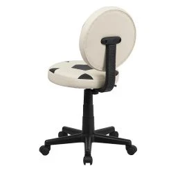 Flash Furniture Vinyl Soccer Task Chair Without Arms, Black/White -Office Chairs Shop unnamed file 4810