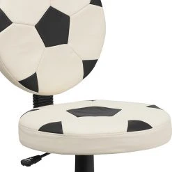Flash Furniture Vinyl Soccer Task Chair Without Arms, Black/White -Office Chairs Shop unnamed file 4811