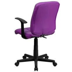 Flash Furniture Mid-Back Quilted Vinyl Task Chair With Nylon Arms, Purple 18 Flash Furniture Mid-Back Quilted Vinyl Task Chair With Nylon Arms, Purple -Office Chairs Shop unnamed file 4820