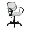 Flash Furniture Fabric Mid-Back Task Chair With Capped Arm, White -Office Chairs Shop unnamed file 4850
