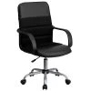 Flash Furniture Mesh Back LeatherSoft Task Chair, Black (LF-W-61B-2-GG) 2 Flash Furniture Mesh Back LeatherSoft Task Chair, Black (LF-W-61B-2-GG) -Office Chairs Shop unnamed file 4873