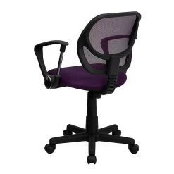 Flash Furniture Mid-Back Task And Computer Chair With Arm, Purple -Office Chairs Shop unnamed file 491