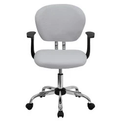Flash Furniture Mesh Task Chairs With Arms And Chrome Base (H2376FWHTARMS) -Office Chairs Shop unnamed file 4923