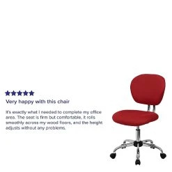 Flash Furniture Mesh Task Chairs With Chrome Base (H2376FRED) -Office Chairs Shop unnamed file 4928