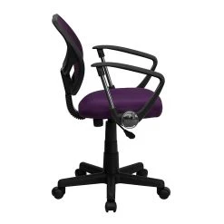 Flash Furniture Mid-Back Task And Computer Chair With Arm, Purple -Office Chairs Shop unnamed file 493