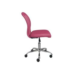Serta Essentials Armless Ergonomic Bonded Leather/Mesh Swivel Task Chair, Pink (48740E) -Office Chairs Shop unnamed file 4935
