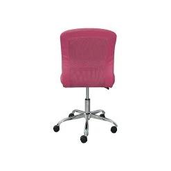 Serta Essentials Armless Ergonomic Bonded Leather/Mesh Swivel Task Chair, Pink (48740E) -Office Chairs Shop unnamed file 4936