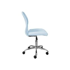 Serta Essentials Armless Ergonomic Bonded Leather/Mesh Swivel Task Chair, Blue (48740D) -Office Chairs Shop unnamed file 4946