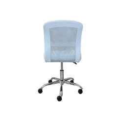 Serta Essentials Armless Ergonomic Bonded Leather/Mesh Swivel Task Chair, Blue (48740D) -Office Chairs Shop unnamed file 4947