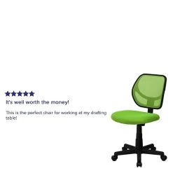 Flash Furniture Fabric Mid-back Task Chair, Green -Office Chairs Shop unnamed file 4967