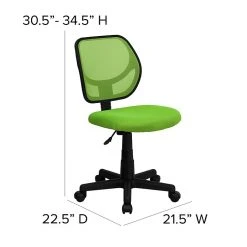 Flash Furniture Fabric Mid-back Task Chair, Green -Office Chairs Shop unnamed file 4969