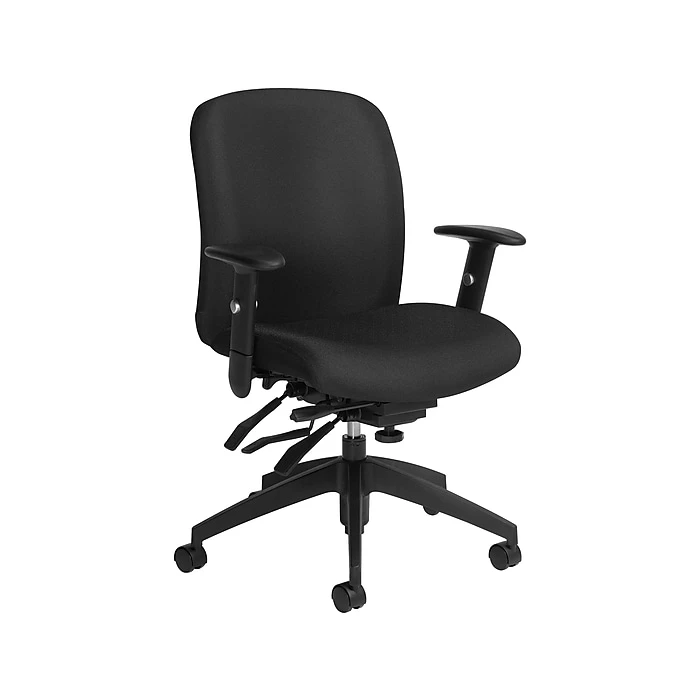 Global Truform TS Fabric Big & Tall Office Chair, Ebony (TS54513SCBKJN02) 3 Global Truform TS Fabric Big & Tall Office Chair, Ebony (TS54513SCBKJN02)