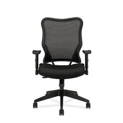 HON Wave Mesh High-Back Task Chair, Synchro-Tilt, Adjustable Arms, Black Sandwich Mesh Seat (BSXVL702MM10) -Office Chairs Shop unnamed file 5000