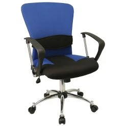 Flash Furniture Mid-Back Mesh Fabric Office Chairs (LFW23BLUE)