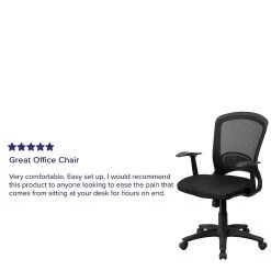 Flash Furniture Mesh Task Chair, Black (HL-0007-GG) -Office Chairs Shop unnamed file 5019