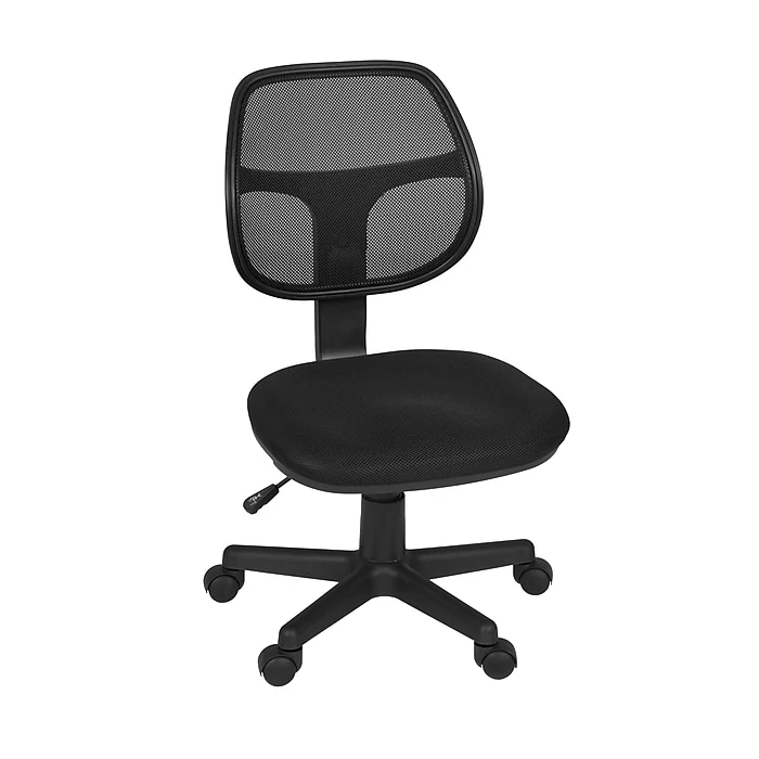 Regency Carter Swivel Office Chair, Black, Armless (5083BK) 3 Regency Carter Swivel Office Chair, Black, Armless (5083BK)