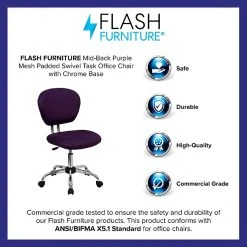 Flash Furniture Mesh Task Chairs With Chrome Base (H2376FPUR) -Office Chairs Shop unnamed file 5032