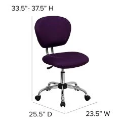 Flash Furniture Mesh Task Chairs With Chrome Base (H2376FPUR) -Office Chairs Shop unnamed file 5035