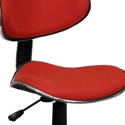Flash Furniture Fabric Ergonomic Task Chairs With Chrome Metal Band Accent (BT699RED) -Office Chairs Shop unnamed file 5051