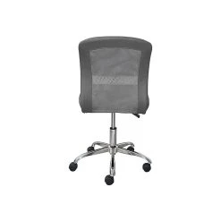 Serta Essentials Armless Ergonomic Bonded Leather/Mesh Swivel Task Chair, Gray (48740A) -Office Chairs Shop unnamed file 5056